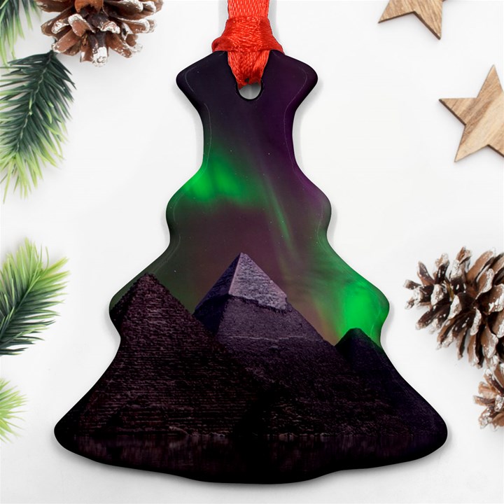 Fantasy Pyramid Mystic Space Christmas Tree Ornament (Two Sides)