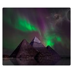 Fantasy Pyramid Mystic Space Double Sided Flano Blanket (Small)  50 x40  Blanket Front