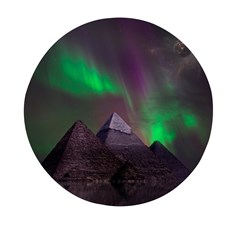 Fantasy Pyramid Mystic Space Mini Round Pill Box (pack Of 3) by Wegoenart