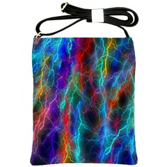 Wizzard Flash Flashes Template Abstract Shoulder Sling Bag by Wegoenart