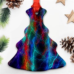 Wizzard Flash Flashes Template Abstract Ornament (christmas Tree)  by Wegoenart