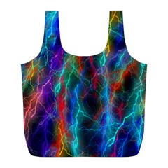 Wizzard Flash Flashes Template Abstract Full Print Recycle Bag (l) by Wegoenart