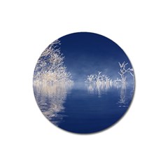 Fantasy Landscape Fantasy Magnet 3  (round) by Wegoenart