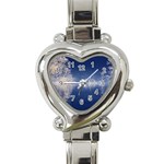 Fantasy Landscape Fantasy Heart Italian Charm Watch Front