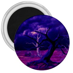 Forest Night Heaven Cloud Nature 3  Magnets by Wegoenart