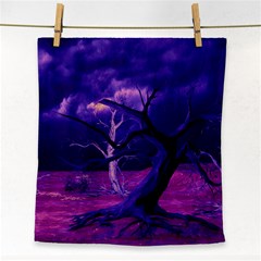 Forest Night Heaven Cloud Nature Face Towel by Wegoenart