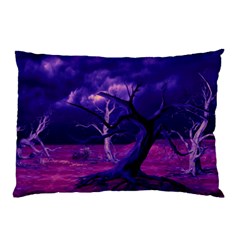 Forest Night Heaven Cloud Nature Pillow Case by Wegoenart