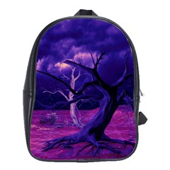 Forest Night Heaven Cloud Nature School Bag (large) by Wegoenart