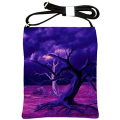 Forest Night Heaven Cloud Nature Shoulder Sling Bag by Wegoenart