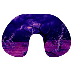 Forest Night Heaven Cloud Nature Travel Neck Pillow by Wegoenart