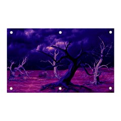 Forest Night Heaven Cloud Nature Banner And Sign 5  X 3  by Wegoenart