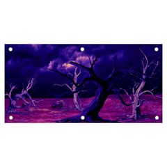 Forest Night Heaven Cloud Nature Banner And Sign 6  X 3 