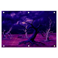 Forest Night Heaven Cloud Nature Banner And Sign 6  X 4  by Wegoenart