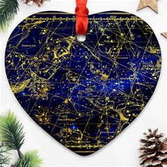 Constellation Perseus Andromeda Galaxy Ornament (heart)