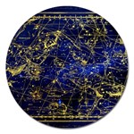 Constellation Perseus Andromeda Galaxy Magnet 5  (Round) Front