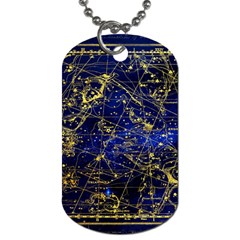 Constellation Perseus Andromeda Galaxy Dog Tag (one Side) by Wegoenart