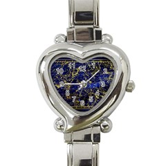 Constellation Perseus Andromeda Galaxy Heart Italian Charm Watch by Wegoenart