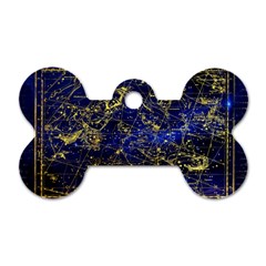 Constellation Perseus Andromeda Galaxy Dog Tag Bone (one Side) by Wegoenart