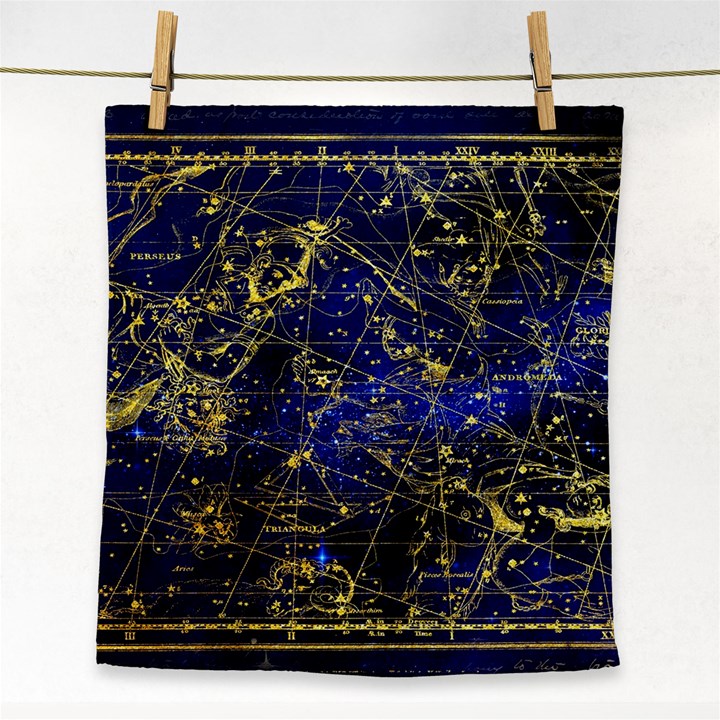 Constellation Perseus Andromeda Galaxy Face Towel