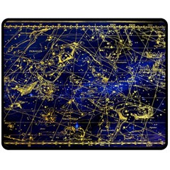 Constellation Perseus Andromeda Galaxy Fleece Blanket (medium)  by Wegoenart