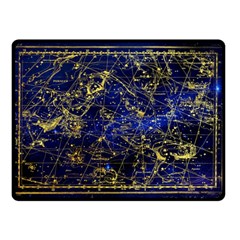 Constellation Perseus Andromeda Galaxy Double Sided Fleece Blanket (small)  by Wegoenart