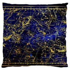 Constellation Perseus Andromeda Galaxy Large Flano Cushion Case (one Side) by Wegoenart