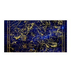 Constellation Perseus Andromeda Galaxy Satin Wrap 35  X 70  by Wegoenart