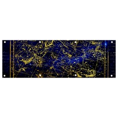 Constellation Perseus Andromeda Galaxy Banner And Sign 9  X 3  by Wegoenart