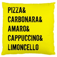 It`s An Italian Thing - Italian Cuisine Standard Flano Cushion Case (two Sides) by ConteMonfrey