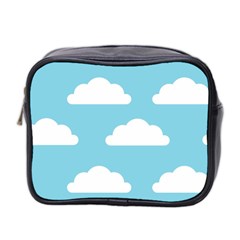 Clouds Blue Pattern Mini Toiletries Bag (two Sides) by ConteMonfrey