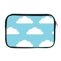 Clouds Blue Pattern Apple Macbook Pro 17  Zipper Case by ConteMonfrey