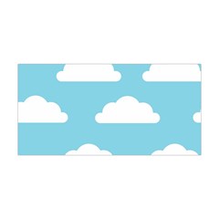 Clouds Blue Pattern Yoga Headband by ConteMonfrey