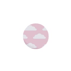 Clouds Pink Pattern   1  Mini Magnets by ConteMonfrey