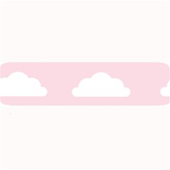 Clouds Pink Pattern   Large Bar Mats by ConteMonfrey