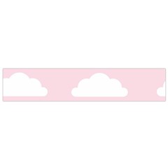 Clouds Pink Pattern   Small Flano Scarf by ConteMonfrey