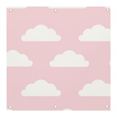 Clouds Pink Pattern   Banner And Sign 3  X 3  by ConteMonfrey