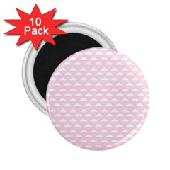 Little Clouds Pattern Pink 2 25  Magnets (10 Pack)  by ConteMonfrey