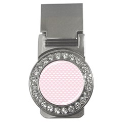 Little Clouds Pattern Pink Money Clips (cz)  by ConteMonfrey