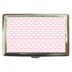 Little Clouds Pattern Pink Cigarette Money Case by ConteMonfrey