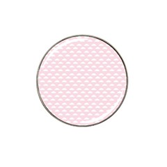 Little Clouds Pattern Pink Hat Clip Ball Marker (4 Pack) by ConteMonfrey