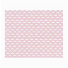 Little Clouds Pattern Pink Small Glasses Cloth by ConteMonfrey