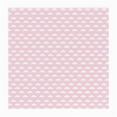 Little Clouds Pattern Pink Medium Glasses Cloth (2 Sides) by ConteMonfrey