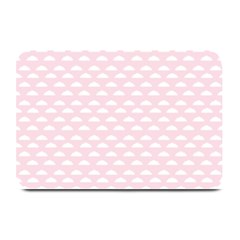 Little Clouds Pattern Pink Plate Mats by ConteMonfrey