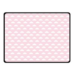 Little Clouds Pattern Pink Fleece Blanket (small) by ConteMonfrey