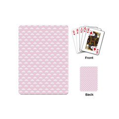 Little Clouds Pattern Pink Playing Cards Single Design (mini) by ConteMonfrey