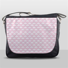 Little Clouds Pattern Pink Messenger Bag by ConteMonfrey