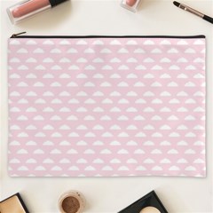 Little Clouds Pattern Pink Cosmetic Bag (xxxl) by ConteMonfrey