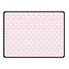 Little Clouds Pattern Pink Double Sided Fleece Blanket (small)  by ConteMonfrey