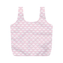 Little Clouds Pattern Pink Full Print Recycle Bag (m) by ConteMonfrey