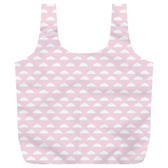 Little Clouds Pattern Pink Full Print Recycle Bag (xl) by ConteMonfrey